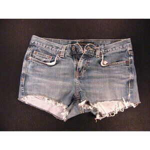 CALVIN KLEIN CUTOFF JEAN SHORTS Cut Off Womans Tag 2 W 29 Denim Blue Daisy Dukes